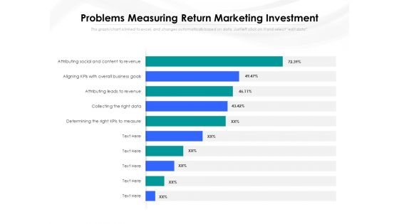 Problems Measuring Return Marketing Investment Ppt PowerPoint Presentation Icon Ideas PDF