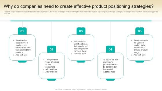 Procedure To Develop Effective Product Why Do Companies Need To Create Effective Product Positioning Ppt Model Skills PDF Procedure To Develop Effective Product Why Do Companies Need To Create Effective Product Positioning Ppt Model Skills PDF