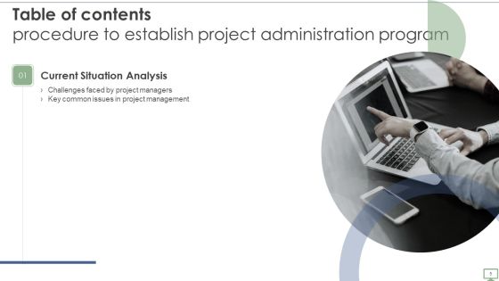 Procedure To Establish Project Administration Program Ppt PowerPoint Presentation Complete Deck With Slides Slide05
