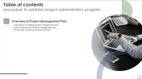Procedure To Establish Project Administration Program Ppt PowerPoint Presentation Complete Deck With Slides Slide08