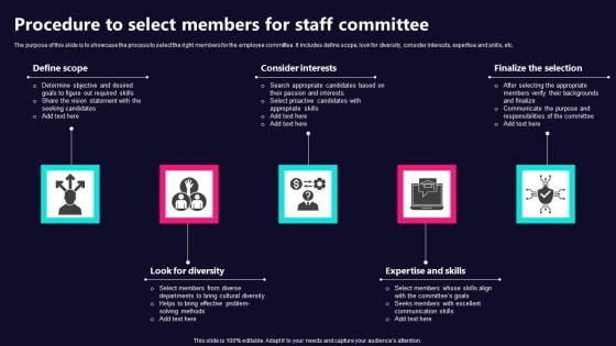 Procedure To Select Members For Staff Committee Download PDF Procedure To Select Members For Staff Committee Download PDF