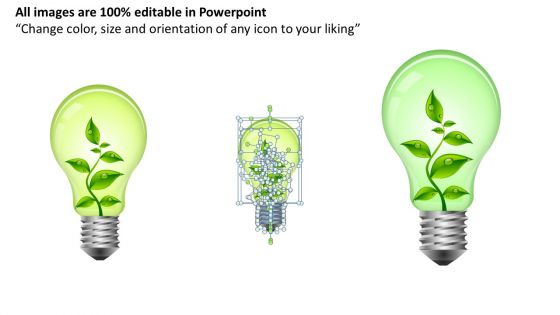 Process And Flows Green Technology Bulb PowerPoint Slides And Ppt Diagram Templates
