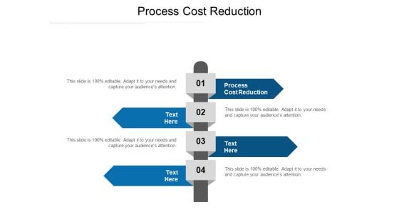 Process Cost Reduction Ppt PowerPoint Presentation File Show Cpb