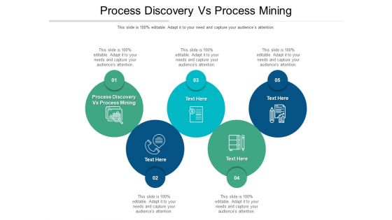 Process Discovery Vs Process Mining Ppt PowerPoint Presentation Styles Diagrams Cpb