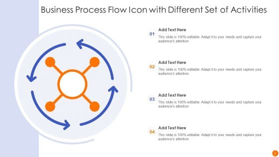 Process Flow Icon Ppt PowerPoint Presentation Complete Deck With Slides