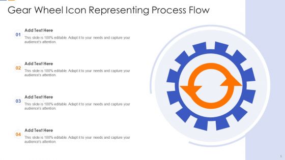Process Flow Icon Ppt PowerPoint Presentation Complete Deck With Slides