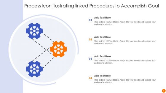 Process Flow Icon Ppt PowerPoint Presentation Complete Deck With Slides