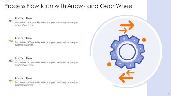 Process Flow Icon Ppt PowerPoint Presentation Complete Deck With Slides