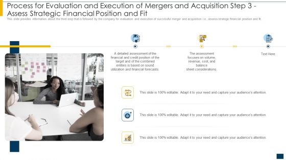 Process For Evaluation And Execution Of Mergers And Acquisition Step 3 Assess Strategic Summary PDF