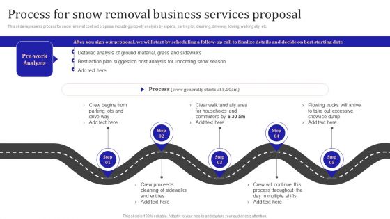 Process For Snow Removal Business Services Proposal Guidelines PDF