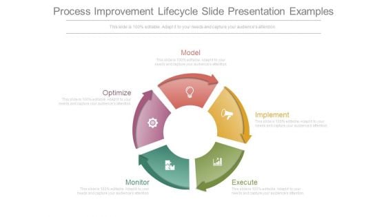 Process Improvement Lifecycle Slide Presentation Examples