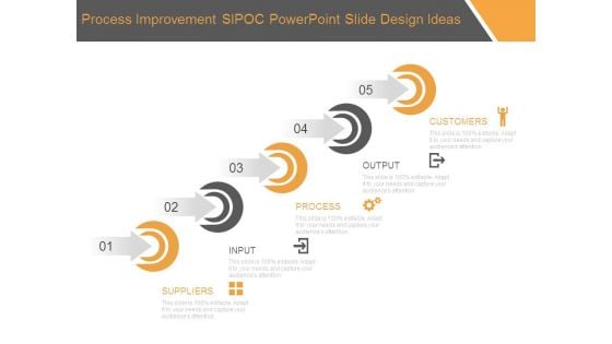 Process Improvement Sipoc Powerpoint Slide Design Ideas