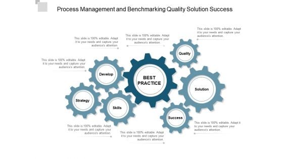 Process Management And Benchmarking Quality Solution Success Ppt Powerpoint Presentation Show Inspiration