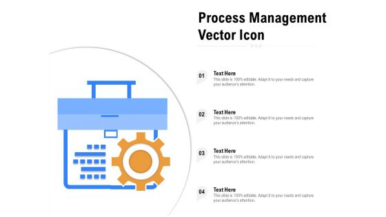 Process Management Vector Icon Ppt PowerPoint Presentation Ideas Icon PDF