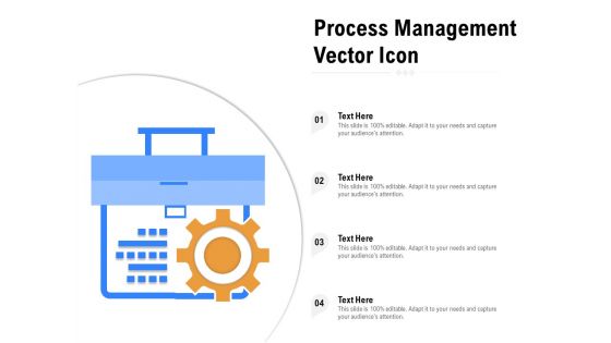 Process Management Vector Icon Ppt PowerPoint Presentation Ideas Icon PDF