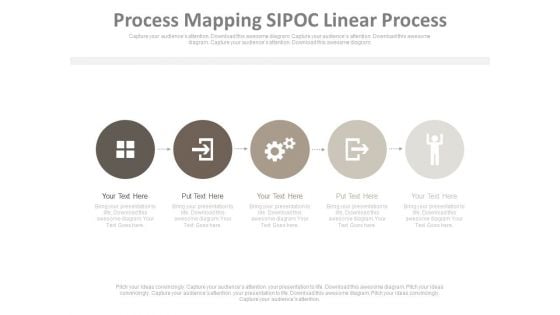 Process Mapping Sipoc Linear Process Ppt Slides