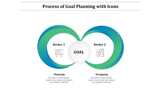Process Of Goal Planning With Icons Ppt PowerPoint Presentation File Infographics PDF
