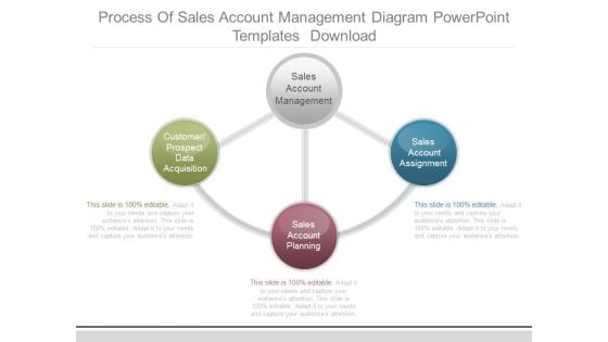 Process Of Sales Account Management Diagram Powerpoint Templates Download