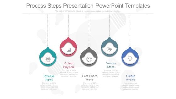 Process Steps Presentation Powerpoint Templates