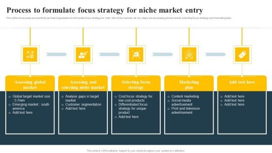 Process To Formulate Focus Strategy For Niche Market Entry Implementing Focus Strategy To Improve Demonstration PDF