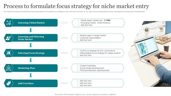 Process To Formulate Focus Strategy For Niche Market Entry Template PDF