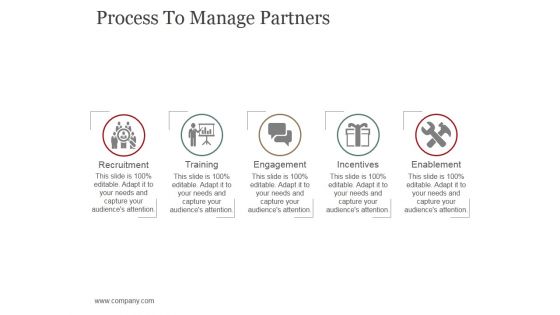 Process To Manage Partners Template 2 Ppt PowerPoint Presentation Icon Aids