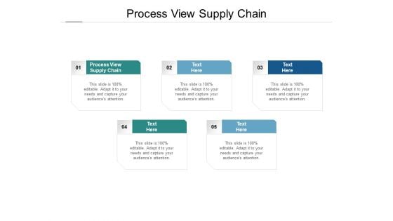 Process View Supply Chain Ppt PowerPoint Presentation Infographic Template Maker Cpb Pdf