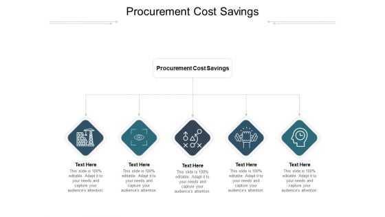 Procurement Cost Savings Ppt PowerPoint Presentation Model Introduction Cpb Pdf