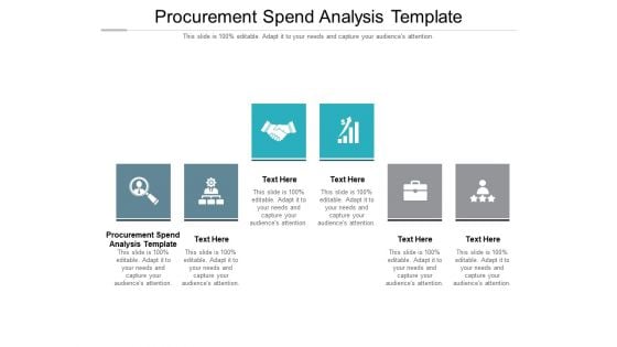 Procurement Spend Analysis Template Ppt PowerPoint Presentation Portfolio Clipart Cpb Pdf