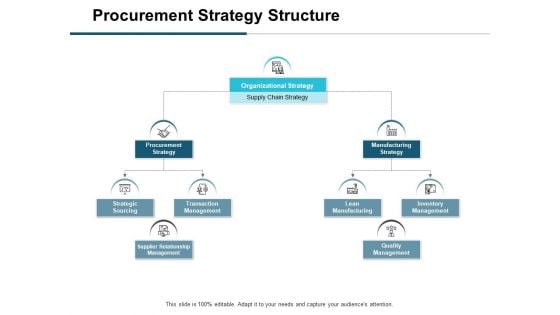 Procurement Strategy Structure Ppt PowerPoint Presentation Icon Model