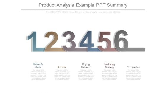 Product Analysis Example Ppt Summary Product Analysis Example Ppt Summary