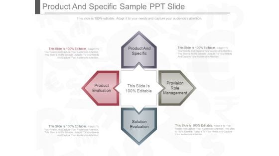 Product And Specific Sample Ppt Slide