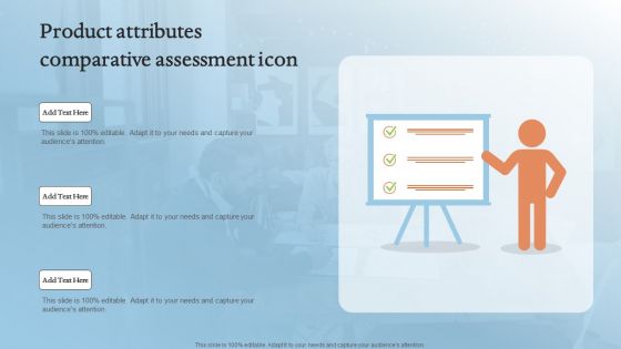 Product Attributes Comparative Assessment Icon Professional PDF