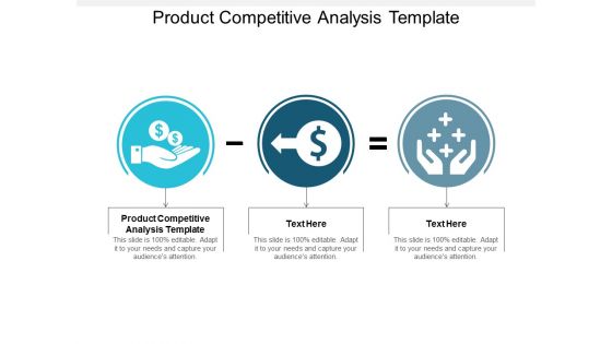 Product Competitive Analysis Template Ppt Powerpoint Presentation Infographics Summary Cpb