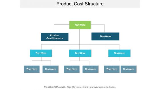 Product Cost Structure Ppt Powerpoint Presentation Gallery Introduction Cpb