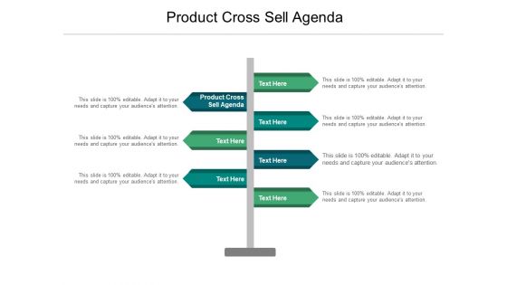 Product Cross Sell Agenda Ppt PowerPoint Presentation Model Diagrams Cpb Pdf