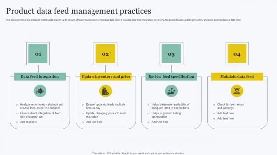 Product Data Feed Management Practices Rules PDF