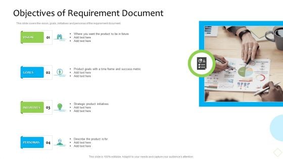 Product Demand Administration Objectives Of Requirement Document Portrait PDF