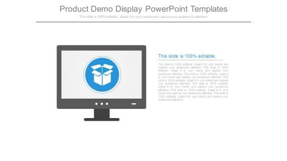 Product Demo Display Powerpoint Templates