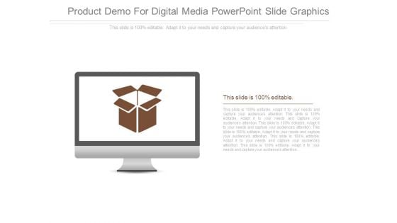 Product Demo For Digital Media Powerpoint Slide Graphics