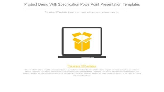 Product Demo With Specification Powerpoint Presentation Templates Product Demo With Specification Powerpoint Presentation Templates