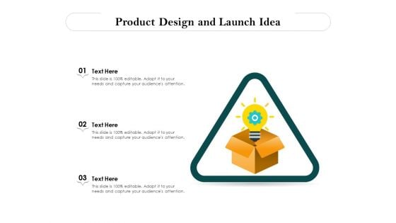 Product Design And Launch Idea Ppt PowerPoint Presentation Gallery Grid PDF