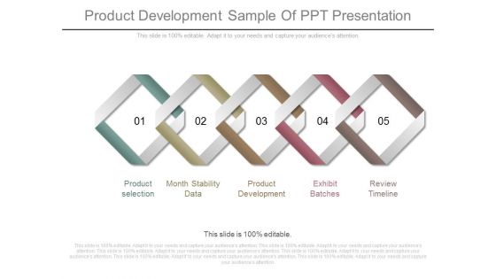 Product Development Sample Of Ppt Presentation