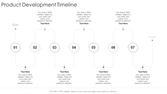 Product Development Timeline Startup Business Strategy Ppt Show Slide Portrait PDF