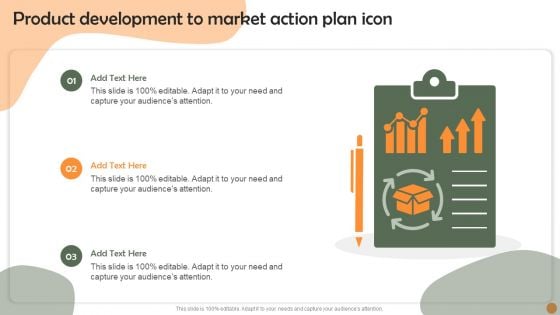 Product Development To Market Action Plan Icon Sample PDF