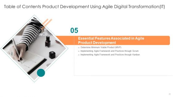 Product Development Using Agile Digital Transformation IT Ppt PowerPoint Presentation Complete Deck With Slides