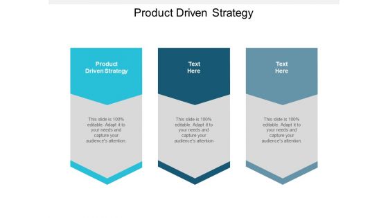 Product Driven Strategy Ppt PowerPoint Presentation Icon Professional Cpb