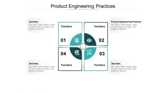 Product Engineering Practices Ppt PowerPoint Presentation Summary Templates Cpb Pdf