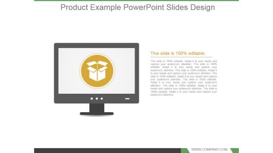 Product Example Powerpoint Slides Design