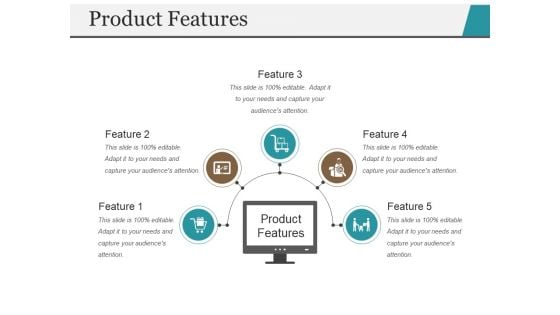 Product Features Template 1 Ppt PowerPoint Presentation File Graphics Pictures